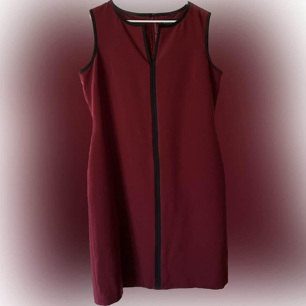 Black Label Maroon Dress - Size 16